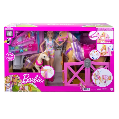 Barbie - boneca da moda e seu cavalo dançante