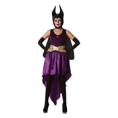 Fantasia Halloween Vestido Feminino Adulto Bruxa Maligna