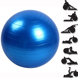 Bola Suíça Pilates 65cm com Bomba Yoga Abdominais até 150kg - GT351-BL é boa?