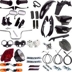Super Kit Carenagem Completo Cg 125 Fan 2004 A 2008 Preto Menor preço em Super Kit Carenagem Completo Cg 125 Fan 2004 A 2008 Preto