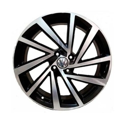 Kit 4 Rodas Aro 17 Golf 4x108 Preta Diamantada Zk-780 Menor preço em Kit 4 Rodas Aro 17 Golf 4x108 Preta Diamantada Zk-780