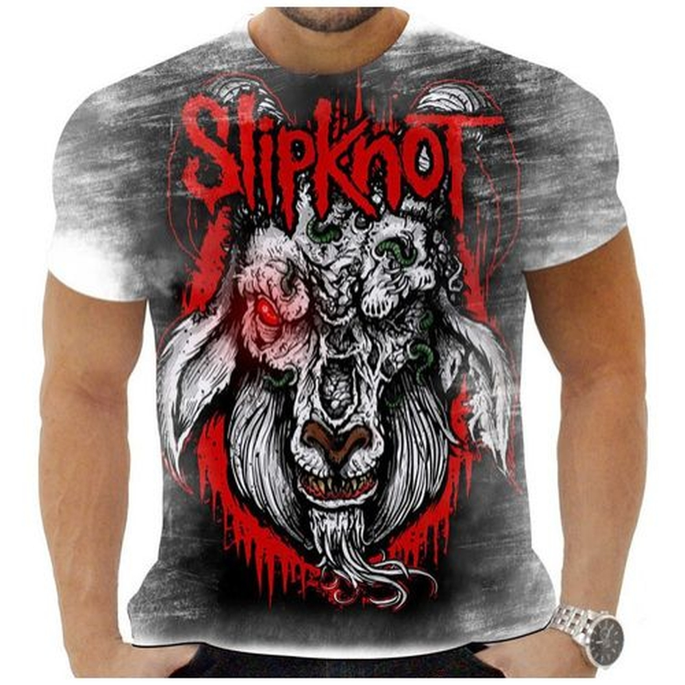 slipknot goat moletom com capuz