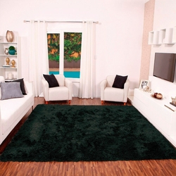 Tapete para Sala Shaggy Requinte Casa Dona 100x150cm Preto é boa?