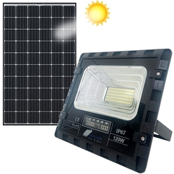 Refletor 120W Energia Solar Controle Remoto Holofote Led é boa?