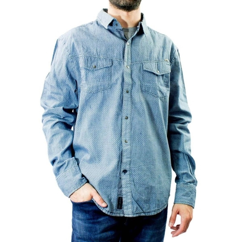 camisa jeans masculina ellus