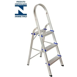 Escada Alumínio Doméstica Residencial 03 Degraus (Real) é ruim? Escada Alumínio Doméstica Residencial 03 Degraus (Real) é boa?