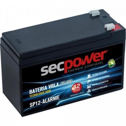 Bateria Chumbo Ácida AGM VRLA SP12-ALARME SEC POWER Menor preço em Bateria Chumbo Ácida AGM VRLA SP12-ALARME SEC POWER