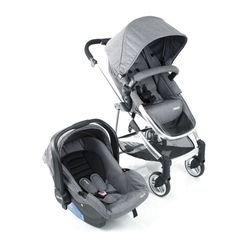 Menor preço em Travel System Epic Lite Duo Infanti - Grey Steel