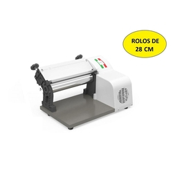 Cilindro Laminador de Massas Branco 28cm Cromado PRO 127V Menor preço em Cilindro Laminador de Massas Branco 28cm Cromado PRO 127V