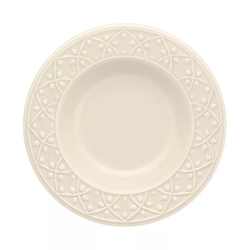 Conjunto 6 Pratos Fundos 23 cm com Relevo Marfim Oxford Menor preço em Conjunto 6 Pratos Fundos 23 cm com Relevo Marfim Oxford