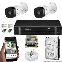 Kit Cftv 2 Câmeras Bullet HDCVI Lite 1120B 720p G4 Dvr 4 Canais Intelbras MHDX + HD 500GB é boa?