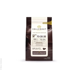 Chocolate Belga Amargo 70,5% de cacau – Callebaut – 2,5kg Menor preço em Chocolate Belga Amargo 70,5% de cacau – Callebaut – 2,5kg