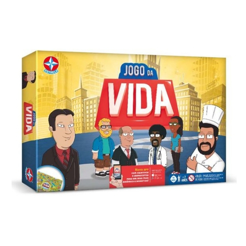 Jogo de mesa Jogo da vida Com aplicativo Estrela