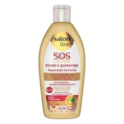Óleocreme de Umectação Salon Line SOS Cachos Rícino e Queratina - 100ml Menor preço em Óleocreme de Umectação Salon Line SOS Cachos Rícino e Queratina - 100ml