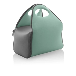 Bolsa Térmica Neoprene Verde Menta/Cinza BT100 OU Menor preço em Bolsa Térmica Neoprene Verde Menta/Cinza BT100 OU