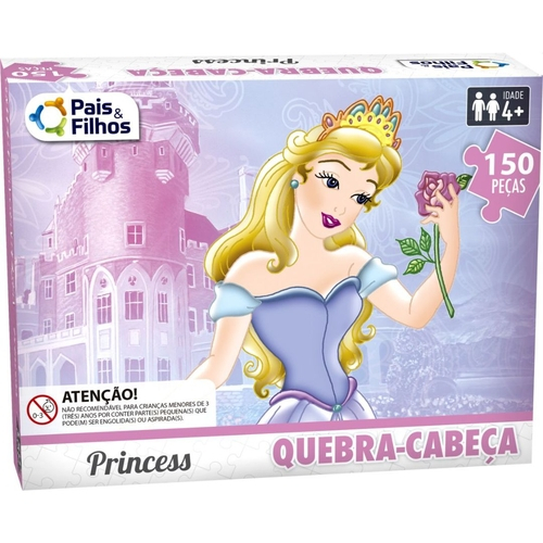 JOGO QUEBRA-CABEÇA DAS PRINCESAS 150 PEÇAS