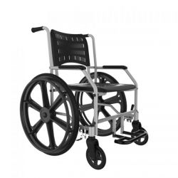 Cadeira de banho com rodas grandes G3 Ortomob - Assento 48cm - Carga 120kg Menor preço em Cadeira de banho com rodas grandes G3 Ortomob - Assento 48cm - Carga 120kg