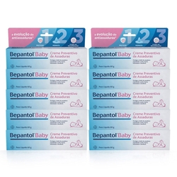 Kit 10x60g Bepantol Baby Creme Para Prevenção de Assaduras Menor preço em Kit 10x60g Bepantol Baby Creme Para Prevenção de Assaduras