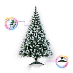 Menor preço em Árvore Natal Verde Neve Nevada 1,5M 300 Galhos Pinheirinho 150cm