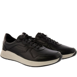 Sapatênis Democrata Denim Journey Extra Soft Couro Preto Menor preço em Sapatênis Democrata Denim Journey Extra Soft Couro Preto