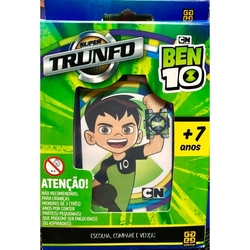Super Trunfo BEN 10 - Jogo de Cartas - Grow Menor preço em Super Trunfo BEN 10 - Jogo de Cartas - Grow