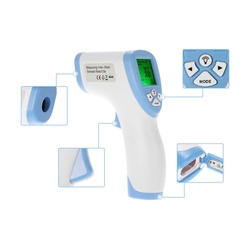 Termometro LASER Digital Infravermelho Febre De Testa Bebe azul é boa?