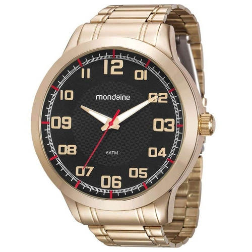 relogio de ouro mondaine