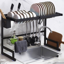 Escorredor De Louças Rack 65 Cm Organizador de Cozinha Suspenso Menor preço em Escorredor De Louças Rack 65 Cm Organizador de Cozinha Suspenso