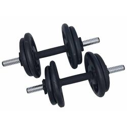 KIT FITNESS 2 Barras de Rosca e 30kg em Anilhas Menor preço em KIT FITNESS 2 Barras de Rosca e 30kg em Anilhas