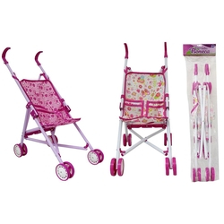 Carrinho de Boneca Infantil Desmontável Estampado Rosa Bebê é boa?