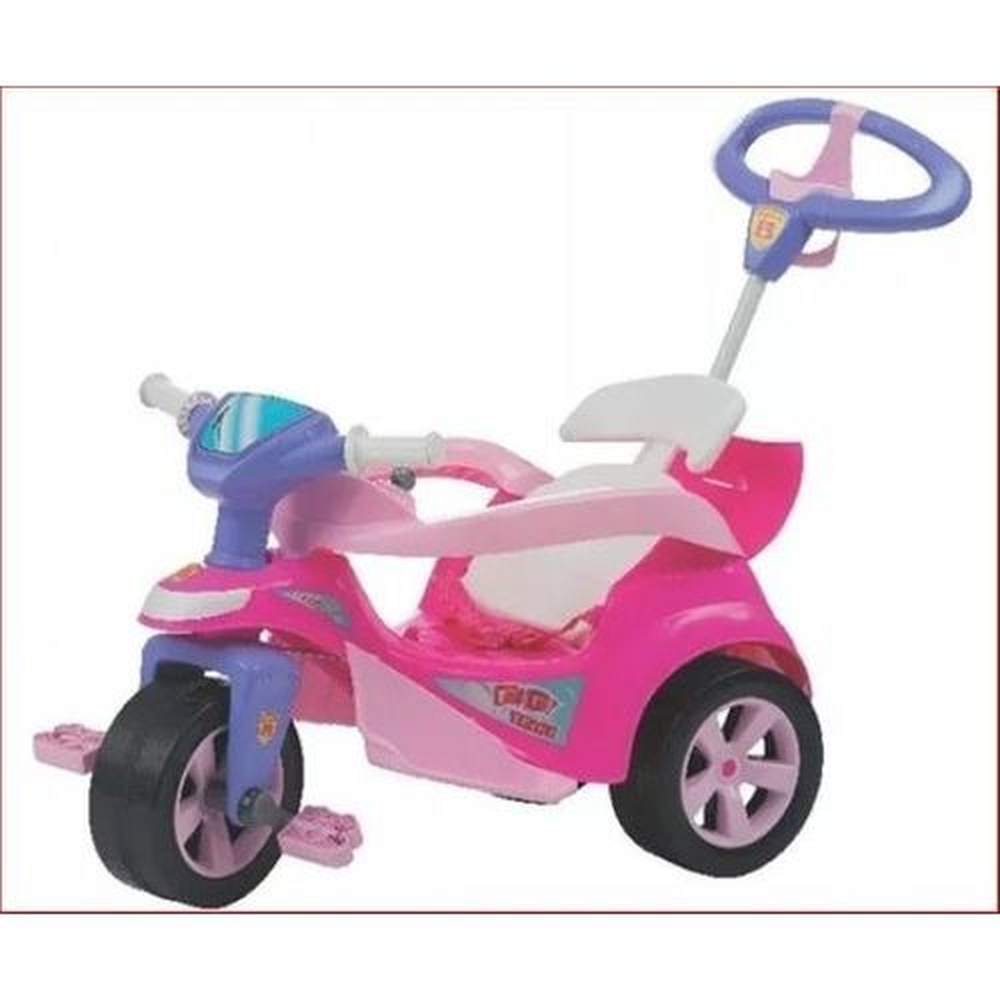 Triciclo Infantil Motoca Carrinho De Passeio Com Protetor