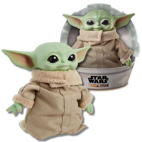 Star wars Recheado Baby Yoda 41 Cm Urso De Pelúcia Verde