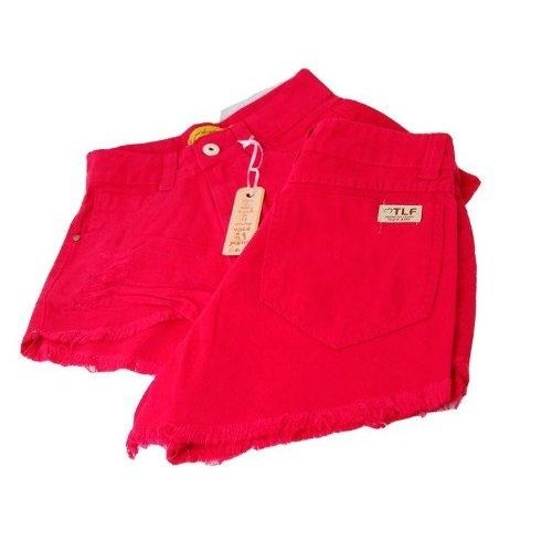short jeans rosa pink