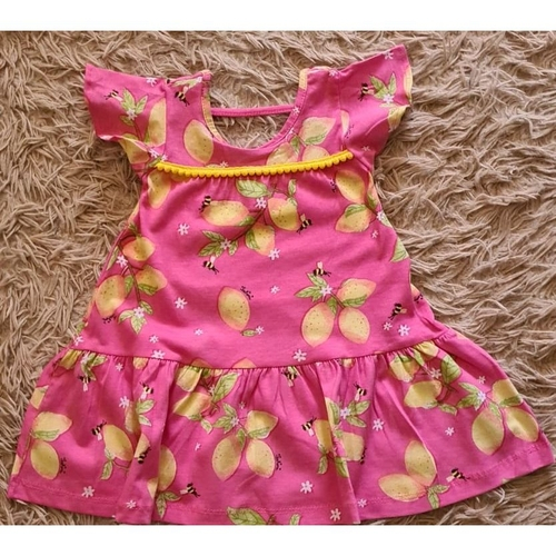 Vestido Fakini Estampado Rosa