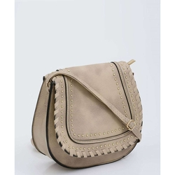 Bolsa Feminina Transversal Tachas Gash Menor preço em Bolsa Feminina Transversal Tachas Gash
