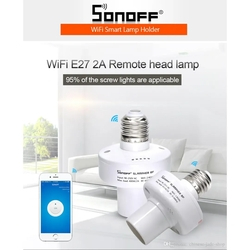Modulo Smart Sonoff Slampher Lamp Holder Bivolt Wifi Menor preço em Modulo Smart Sonoff Slampher Lamp Holder Bivolt Wifi