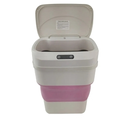 Lixeira Com Sensor Automatica Retratil Higienica Altura Ajustavel Cozinha Lixo Silicone Inteligente Menor preço em Lixeira Com Sensor Automatica Retratil Higienica Altura Ajustavel Cozinha Lixo Silicone Inteligente