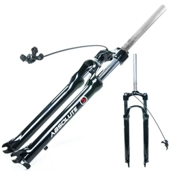 Garfo Suspensão Bike Aro 29 Absolute Nero C/ Trava Guidão Menor preço em Garfo Suspensão Bike Aro 29 Absolute Nero C/ Trava Guidão