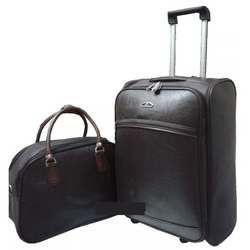 Kit Quadrada Conjunto Mala Rodinha + Bolsa Média Lisa Cafe a Bordo Viagem é boa?
