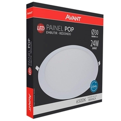 Plafon Painel Avant Led 30cm Red Embutir 1680 Lumens 6,5K 24W Bivolt é boa?