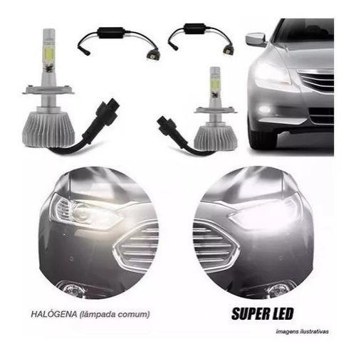 Kit Lampada Super Led Up H Vw Farol Alto Baixo Leds Top Em Promo O Ofertas Na Americanas