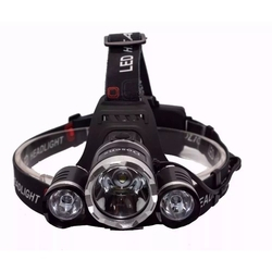 Lanterna De Cabeça Recarregável Profissional Com 3 Leds é boa?