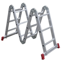 Escada Multifuncional Articulada em Aluminio 3x4 12 Degraus Ate 150 Kg Menor preço em Escada Multifuncional Articulada em Aluminio 3x4 12 Degraus Ate 150 Kg