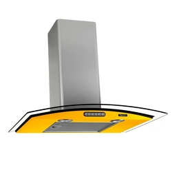 Coifa de Parede Vidro Curvo 60cm Duto Slim Terim Amarelo com Inox é ruim? Coifa de Parede Vidro Curvo 60cm Duto Slim Terim Amarelo com Inox é boa?