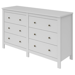 Cômoda Horizontal Maggiore New 6 Gavetas Lopas Menor preço em Cômoda Horizontal Maggiore New 6 Gavetas Lopas