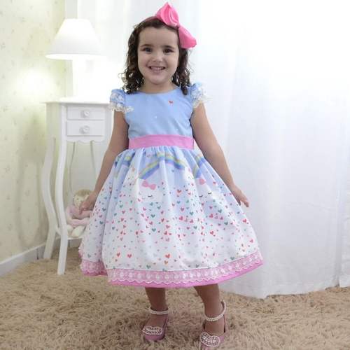 vestido chuva de amor elo7