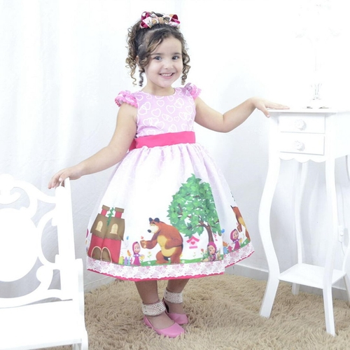vestido infantil moderno