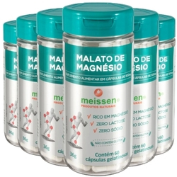 6 X Malato de Magnésio (Magnésio Dimalato) Puro - 360 Capsulas - Meissen é boa?