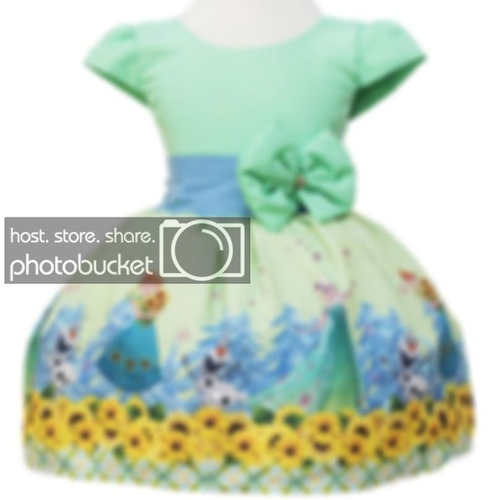 vestido frozen fever