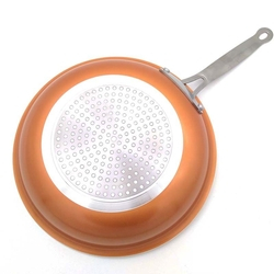 Frigideira 24 cm Revestimento Antiaderente Panela Ceramica Titanio Nao Gruda Titanium Sem Oleo Menor preço em Frigideira 24 cm Revestimento Antiaderente Panela Ceramica Titanio Nao Gruda Titanium Sem Oleo